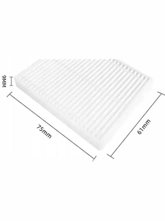 AreoSe HEPA-filter voor XIAOMI Robot Vacuum E10 E12 - 4 stuks