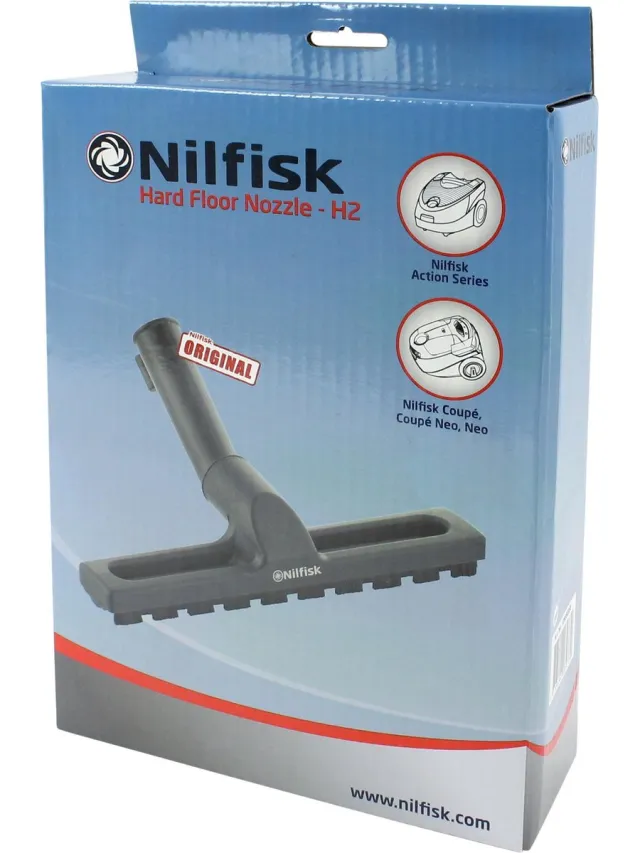 Nilfisk Parketborstel No Click zwart
