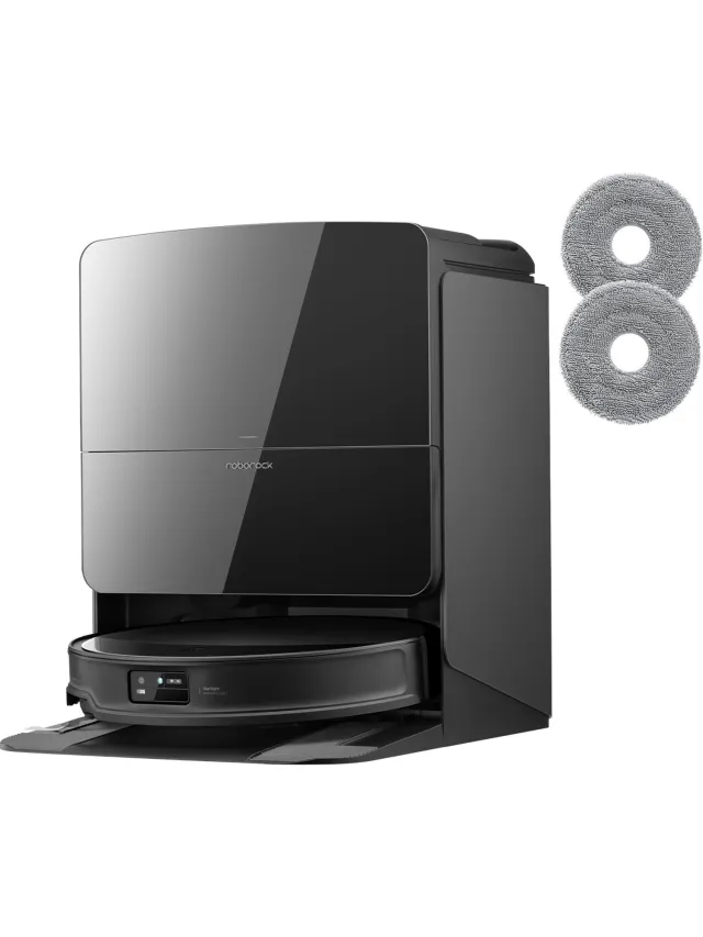 Roborock Saros 10R Set– Robotstofzuiger Met Dweilfunctie– 22000Pa–7,98 cm Ultraslank Ontwerp–Vuildetectiesysteem–80℃ Warmwatermopwas–Zelfreinigend Station & Anti-Klit Borstels – Slimme spraakassistent– S8 maxv ultra Upgrade-2 Dweilen Zwart