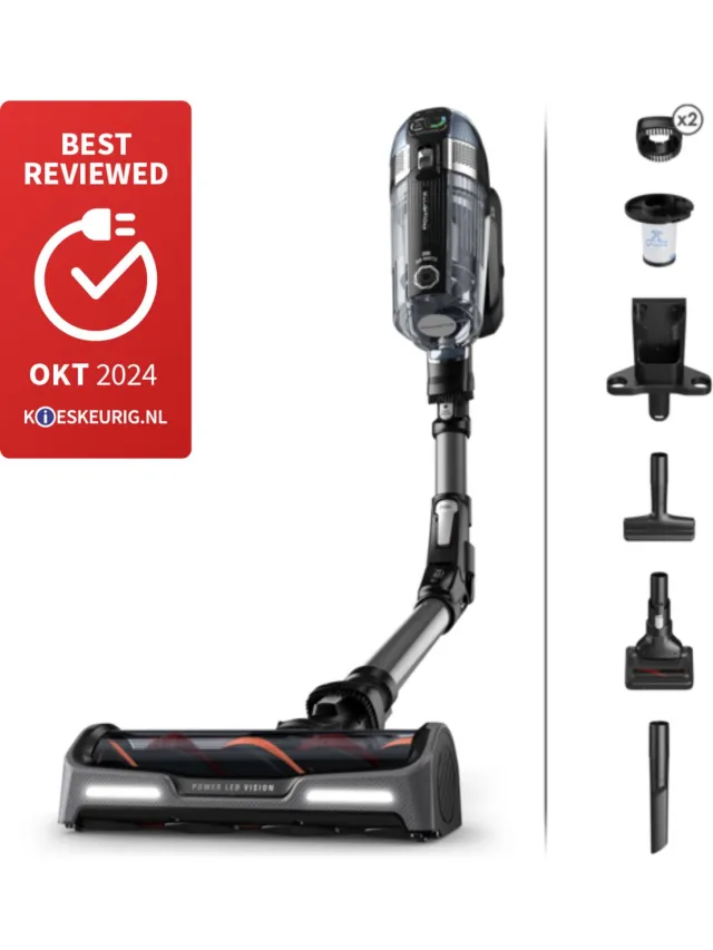 Rowenta X-Force Flex 14.60 RH99A9 Steelstofzuiger Zwart