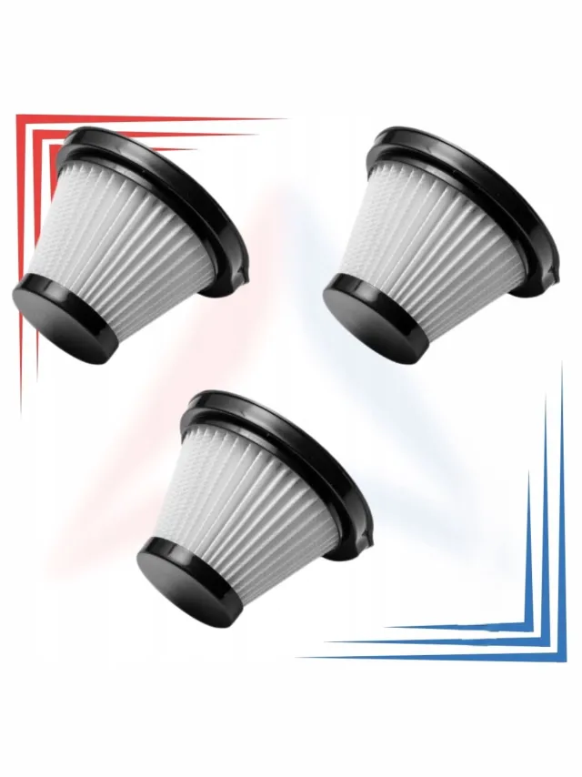AreoSe Stofzuigerfilter voor Deerma DX115S DX115C - 3 stuks