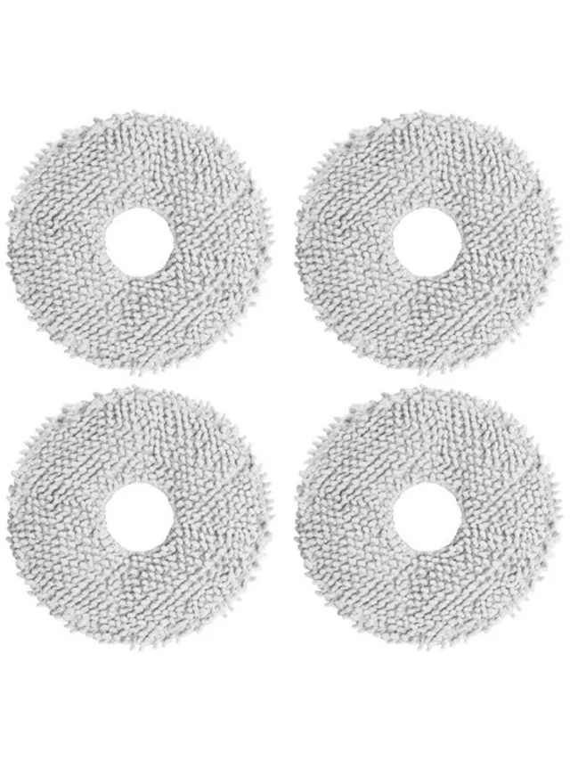 Dreame Mop Pad - Geschikt voor Dreame L10s Ultra - 2 stuks wit