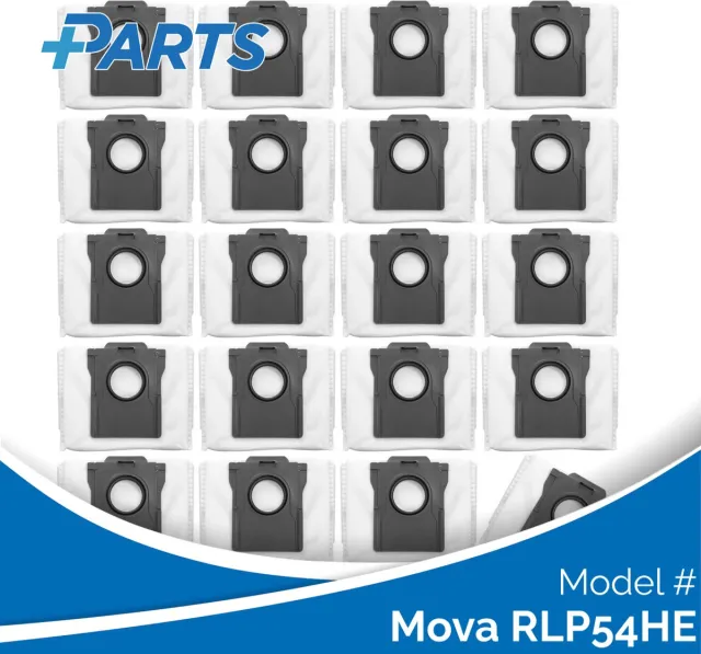 Plus.Parts Mova RLP54HE Stofzakken (20 Stuks, Plus.Parts® alternatief voor RDB8) Overig