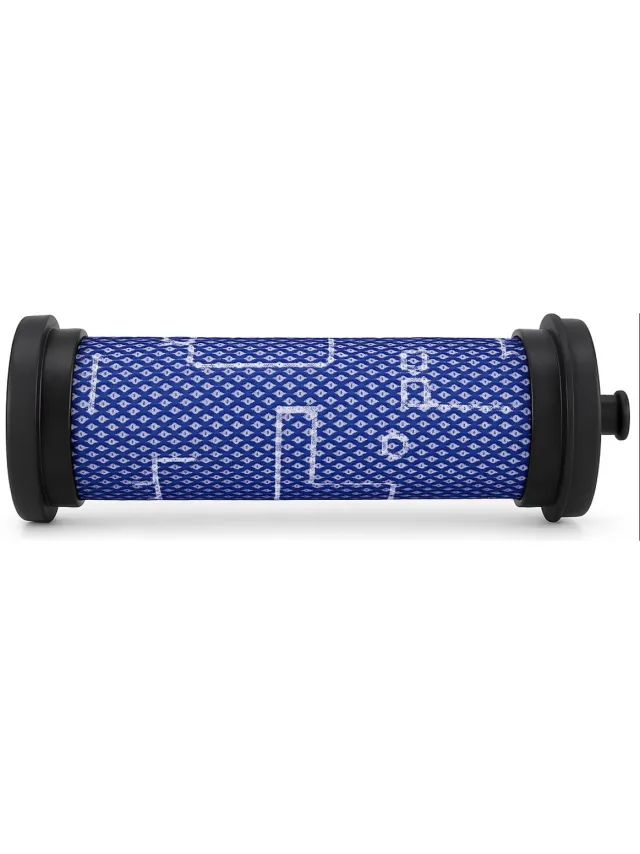Achaté Steelstofzuiger Pro - Hepa filter Blauw
