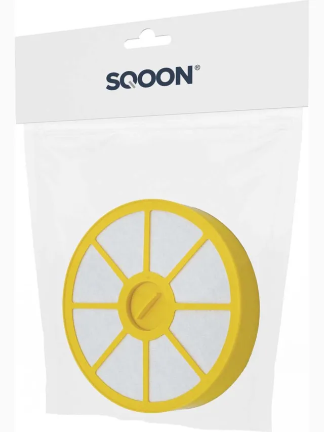 SQOON Dyson Filter (wasbaar) DC04, DC05, DC08, DC08 Telescoop, DC14 Geel
