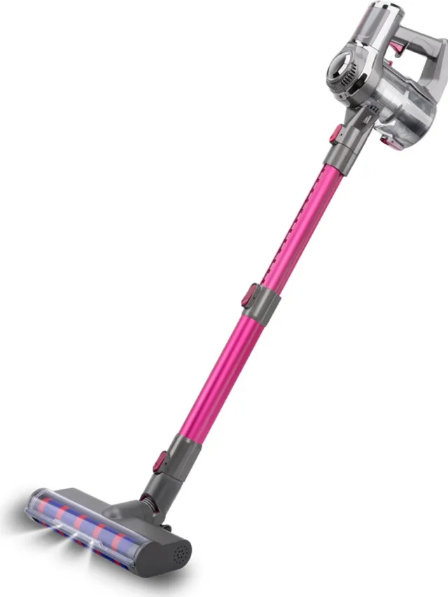 Swiss Pro+ Snoerloze steelstofzuiger V12 Steelstofzuiger Draadloos met Kruimelzuiger led verlichting in mondstuk Sterke Zuigkracht 4In1! Zwitsers Kwaliteit Purple