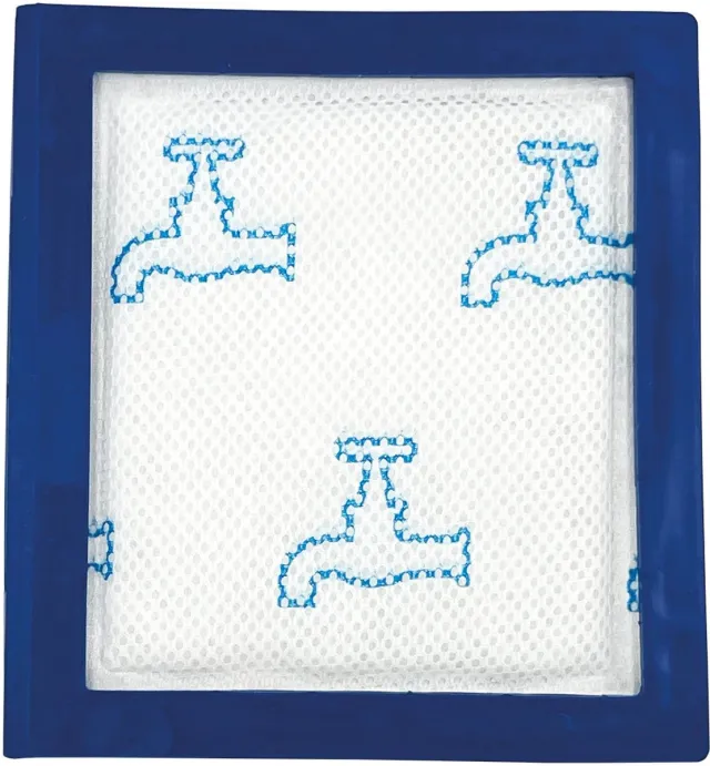 Multaparts uitwasbaar filter geschikt voor AEG LX9 series & Electrolux UC.. series | Motorfilter in rubberen houder | Afmetingen: 15,5 x 14,3 x 2 cm | Alternatief voor AEG 1184129029 Blauw