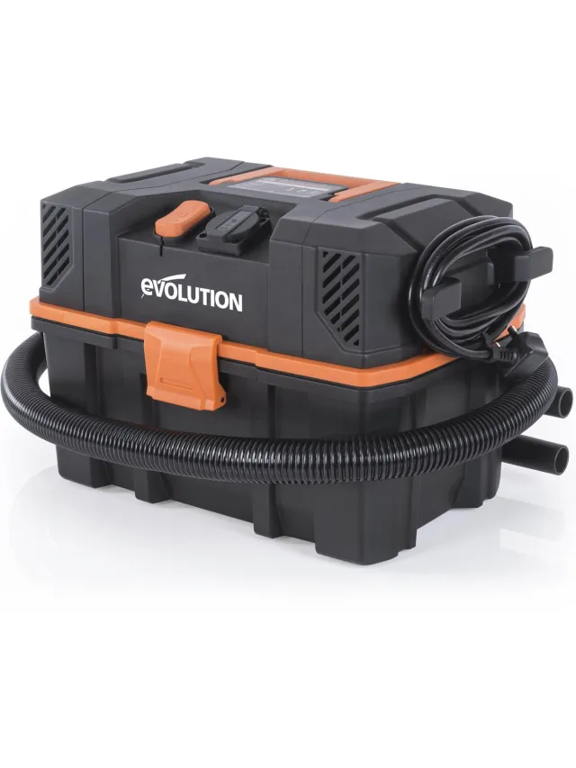 Evolution Evolution nat- en droogstofzuiger - IPX4 - 15 LITER - 1000W - 7KG Oranje