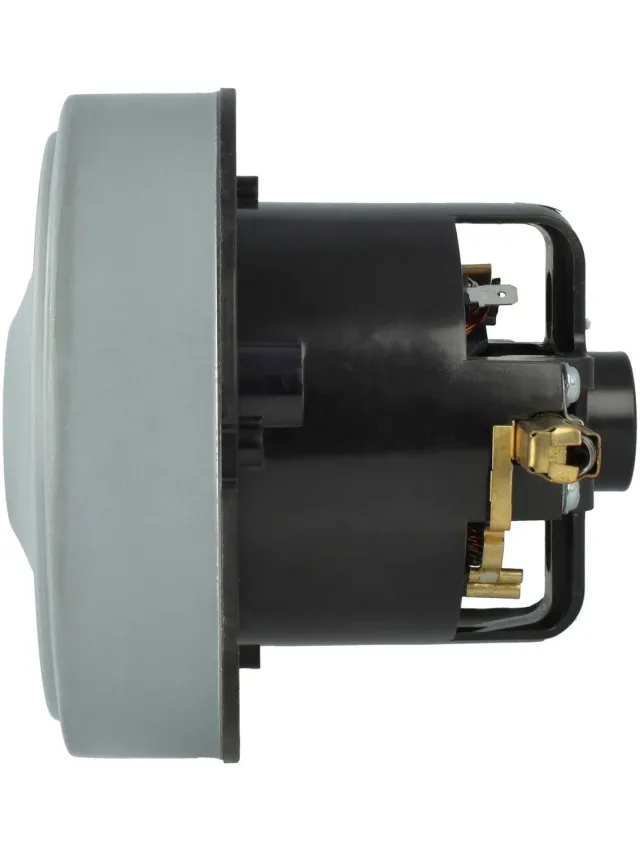 VHBW vervangingsmotor compatibel met Numatic Henry 35, Henry HVR 200, Hetty, Henry Turbo, HVR 200, James, Henry XL, Henry Plus stofzuigers - 1200 W zwart