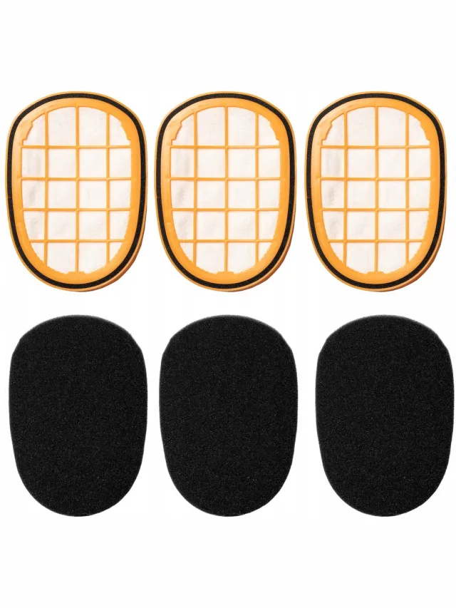 AreoSe Stofzuigerfilter voor PHILIPS SpeedPro Max Aqua PLUS FC XC FC5005 FC6802 8000 XC8147 - 6 stuks