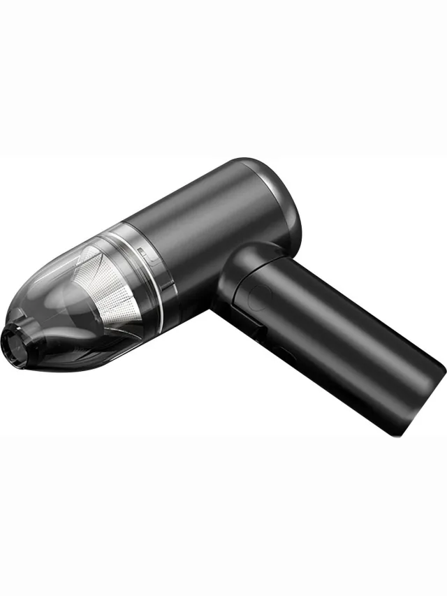 Happyment Draadloze Auto Stofzuiger - USB-C - 2 in 1 Multifunctioneel Stofzuigertje - Auto Oplader - Kruimelzuiger - Zwart