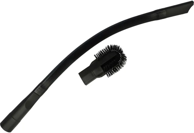 VHBW Flexibele kierenzuigmond compatibel met Kärcher NT 22/1 Ap Te L stofzuigers met een ronde aansluiting van 30-37 mm - zuigmond, afneembare borstel, 63,2 cm