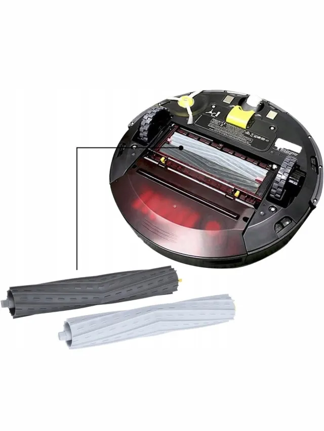 AreoSe Rolborstelset voor iRobot Roomba 800 900 - 6 stuks Grijs