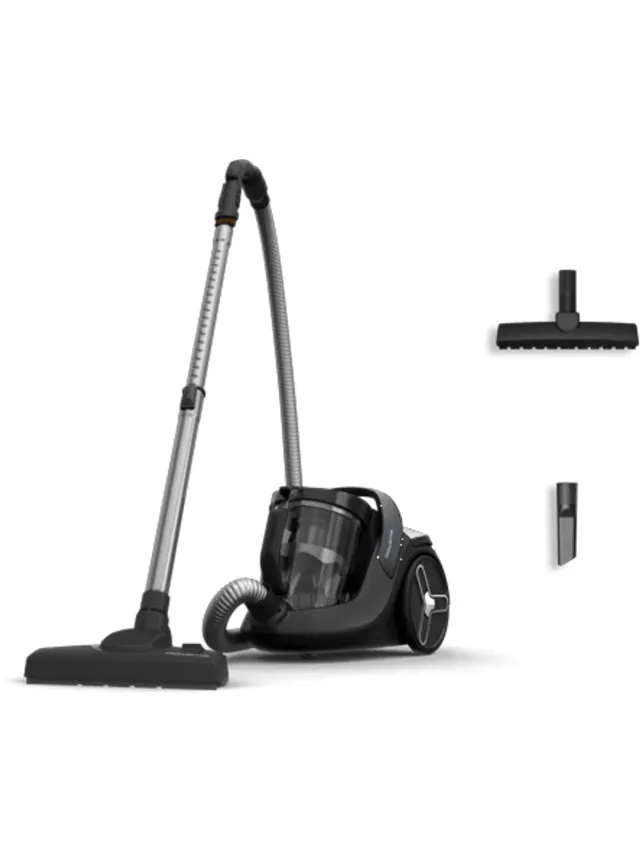 Rowenta G-FORCE Cyclonic Silence RO7C36 - Stofzuiger - Zonder Zak - Krachtige Zuigkracht - Compact Zwart